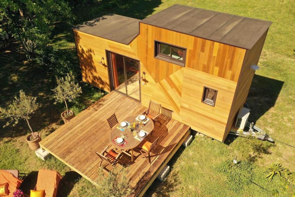 Tiny House Atypique Tout Confort 4 Pers Jardin La Garde  Exteriér fotografie